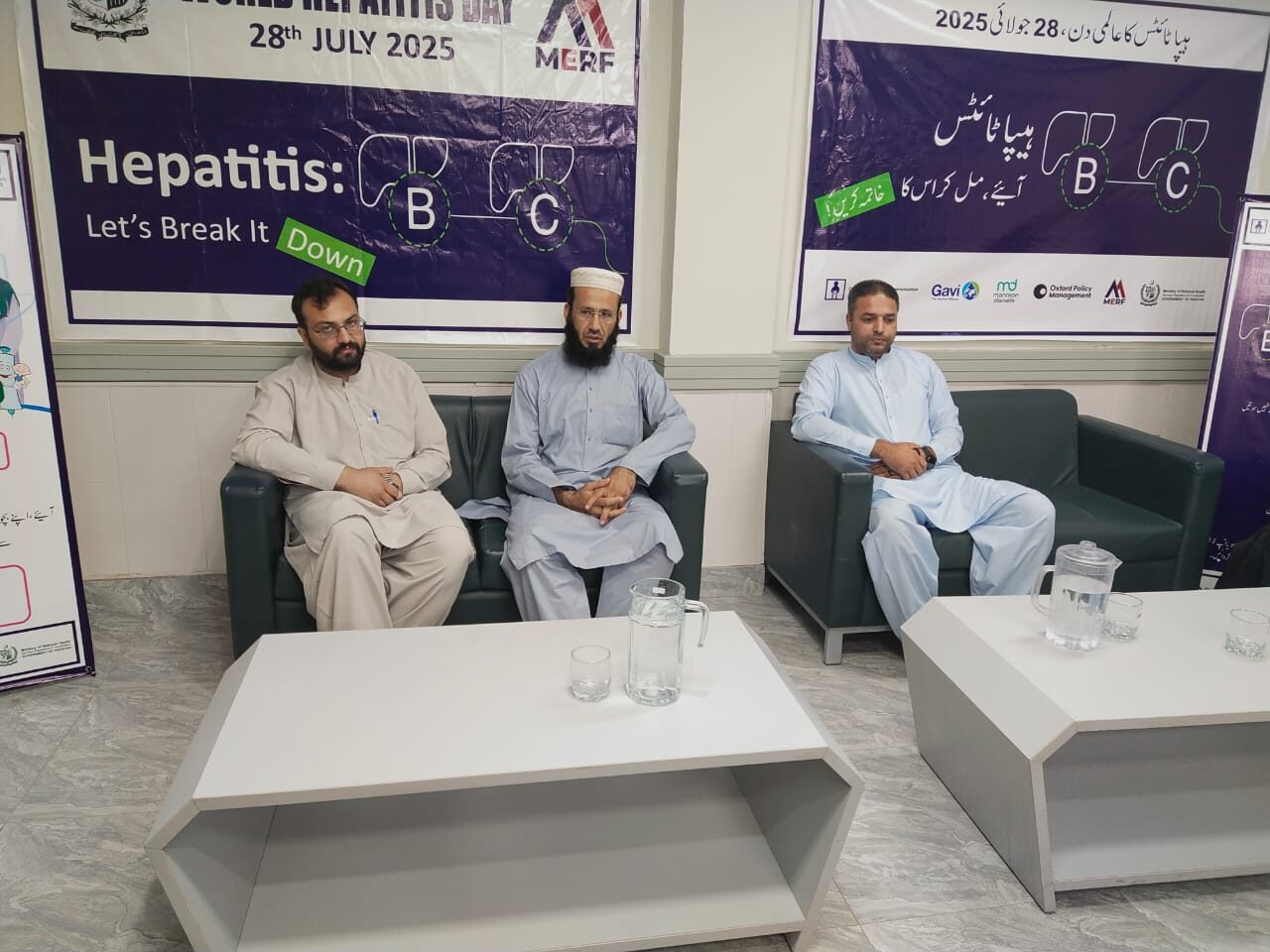 A public health seminar panel addressing hepatitis