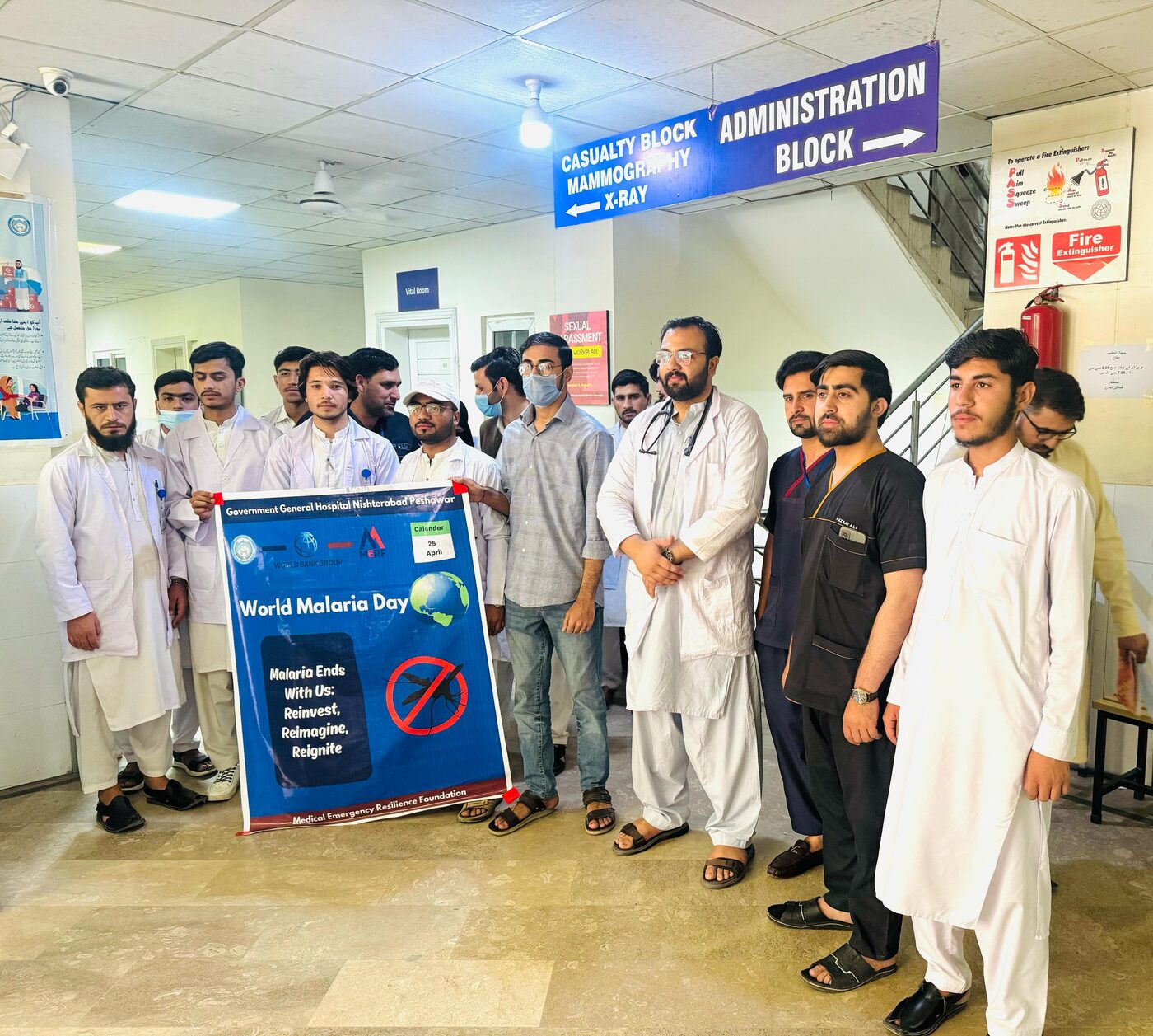 A dengue and malaria awareness activity for community members